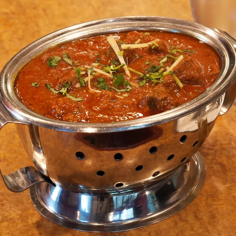 Lamb Rogan Josh at India Palace Restaurant Calgary, AB